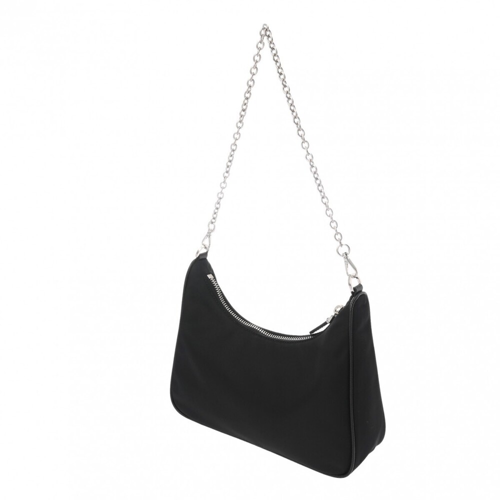 Prada Nylon Bag Re Black Edition Leather Shoulder